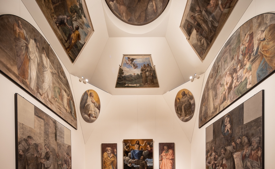 Gli affreschi della Cappella Herrera di Annibale Carracci tornano a Roma, ospiti di Palazzo Barberini